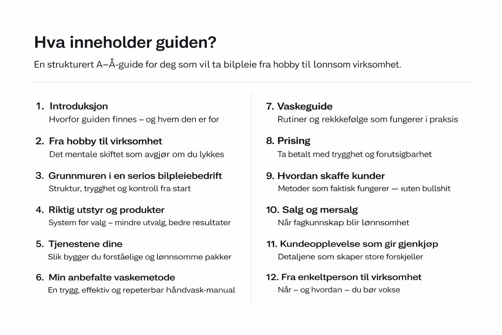 Guide - Fra hobby til virksomhet!